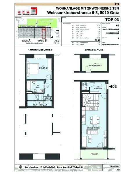 2-Zimmer-Wohnung mieten in Graz – 73,4 m², € 787 – Bild 9 von 9