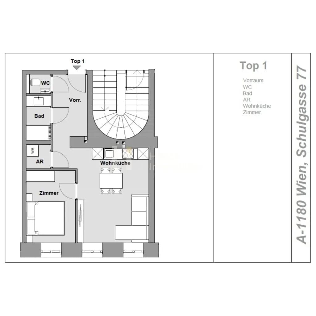 2-Zimmer-Wohnung kaufen in Wien – 43,35 m², € 299.000 – Bild 36 von 36