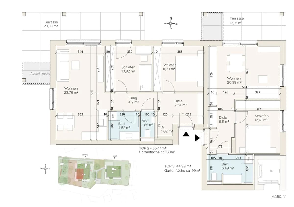 4-Zimmer-Wohnung kaufen in Graz – 111 m², € 786.800 – Bild 2 von 7