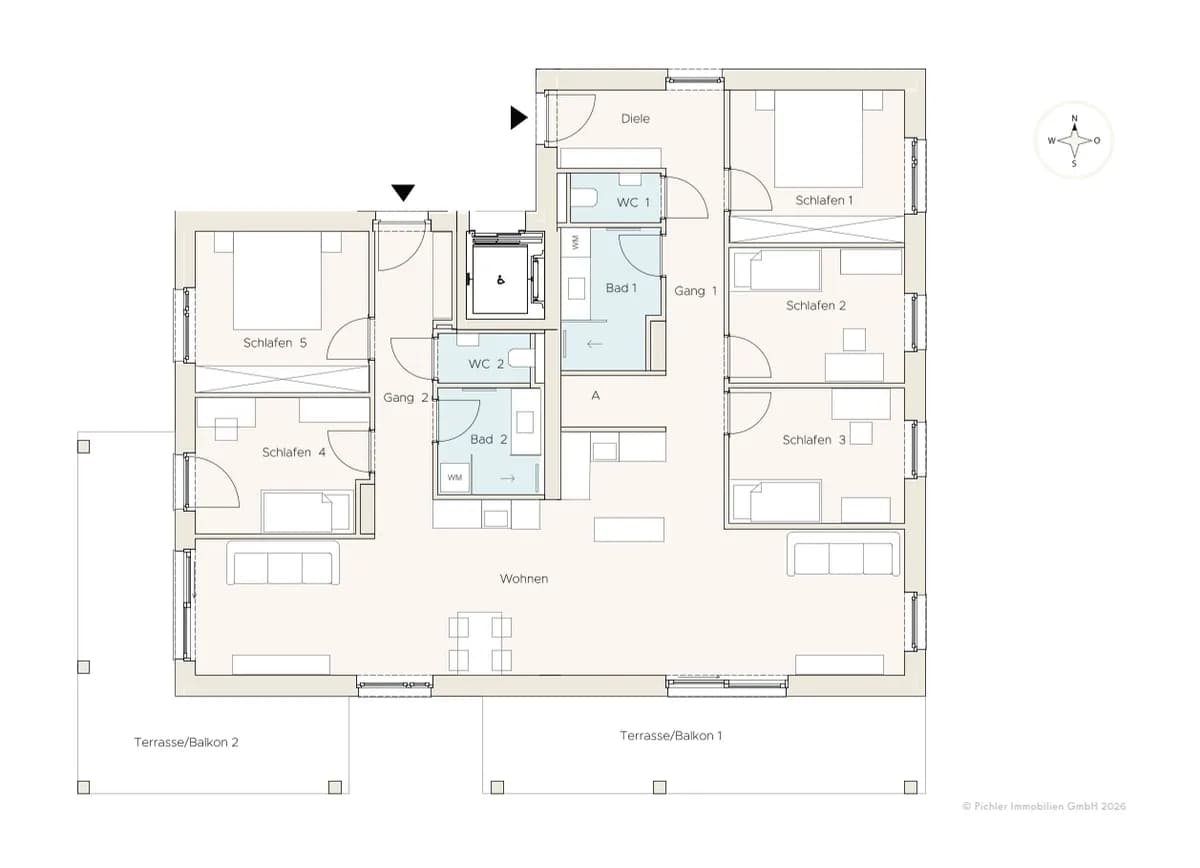 6-Zimmer-Wohnung kaufen in Graz – 139 m², € 1.017.633 – Bild 2 von 7