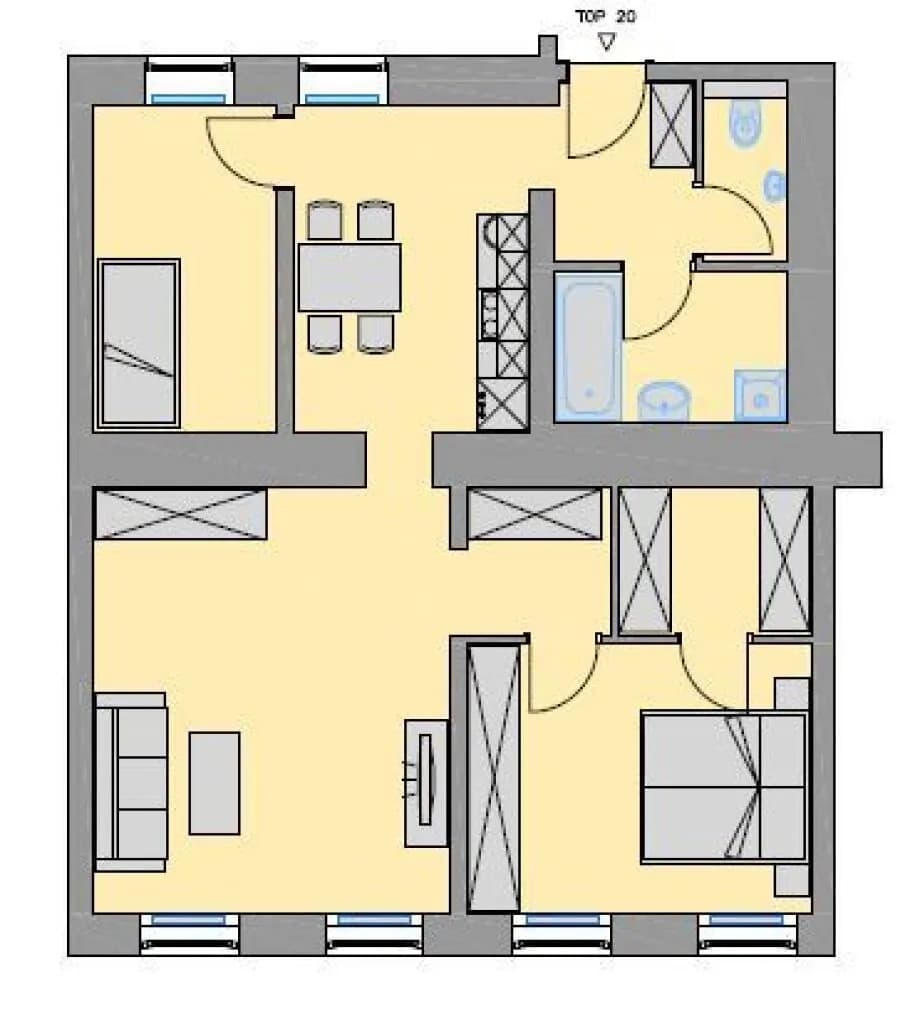 3-Zimmer-Wohnung mieten in Wien – 70,85 m², € 871 – Bild 15 von 15
