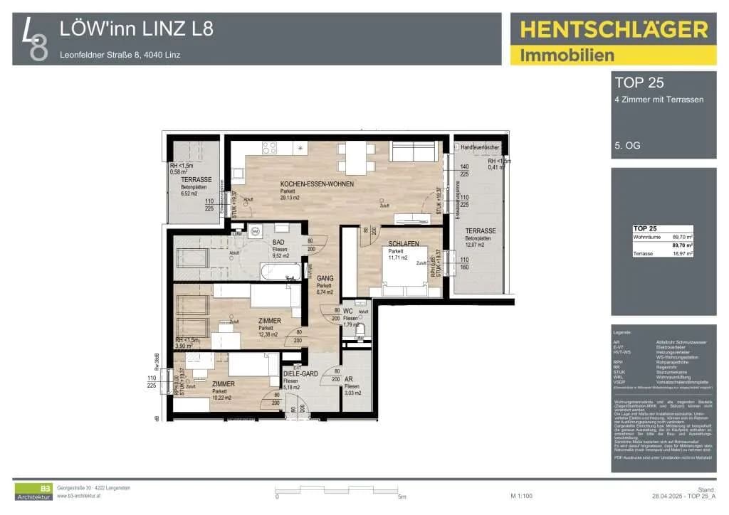 4-Zimmer-Wohnung kaufen in Linz – 93,6 m², € 729.000 – Bild 6 von 6
