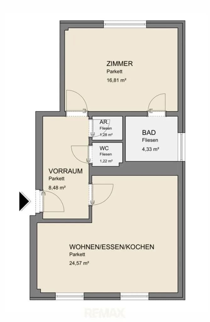 2-Zimmer-Wohnung kaufen in Wien – 57 m², € 319.000 – Bild 10 von 11