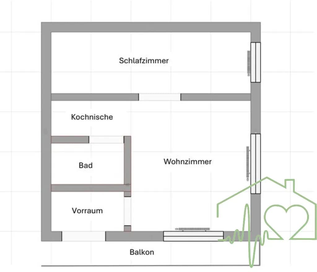2-Zimmer-Wohnung kaufen in Innsbruck – 33,8 m², € 315.000 – Bild 15 von 15