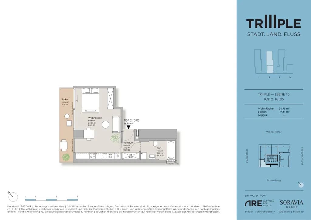 1-Zimmer-Wohnung mieten in Wien – 36,95 m², € 958 – Bild 33 von 33