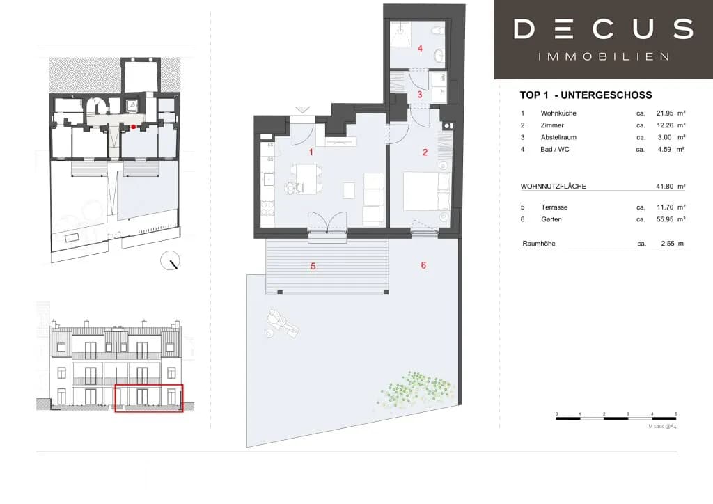 2-Zimmer-Wohnung mieten in Wien – 41,8 m², € 1.232 – Bild 14 von 14