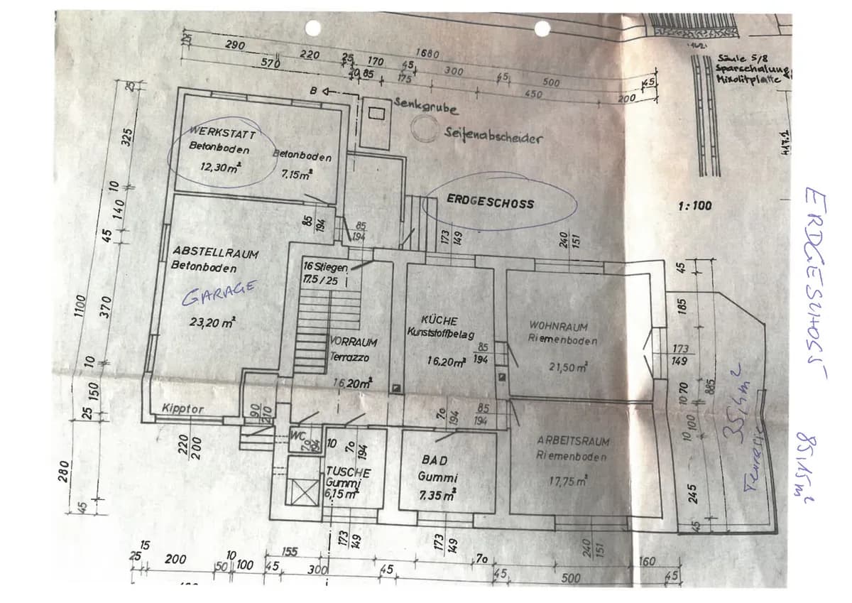7-Zimmer-Gewerbeimmobilie kaufen in Baden – 203,15 m², € 340.000 – Bild 2 von 7