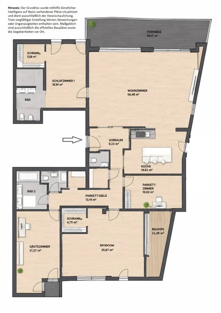 5-Zimmer-Wohnung kaufen in Wien – 224 m², € 2.150.000 – Bild 21 von 23