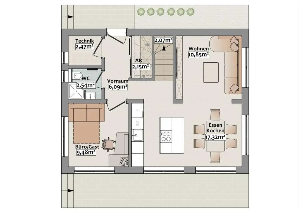 5-Zimmer-Haus kaufen in Oberpullendorf – 105,9 m², € 329.000 – Bild 8 von 8