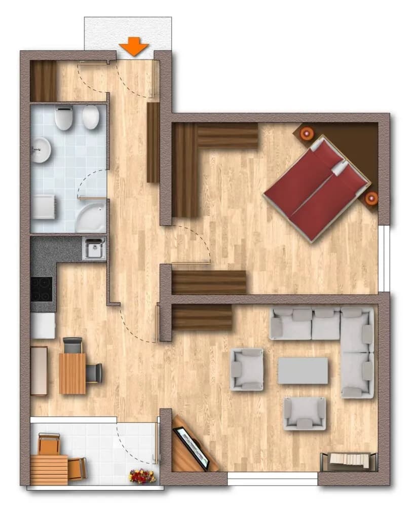 2-Zimmer-Wohnung kaufen in Gmunden – 62,94 m², € 235.000 – Bild 8 von 8