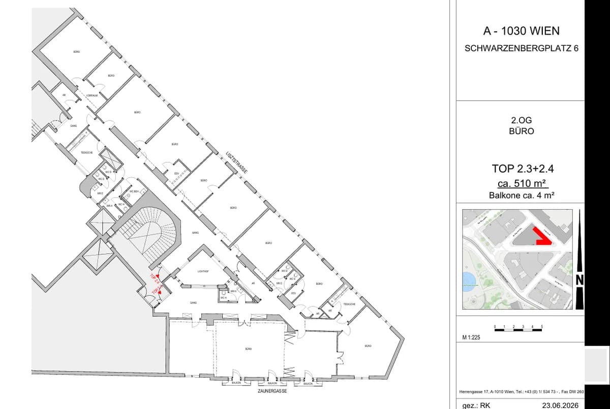 Gewerbeimmobilie mieten in Wien – 526 m², € 21 – Bild 11 von 11