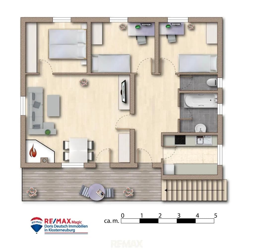 5-Zimmer-Haus kaufen in Tulln – 106 m², € 225.000 – Bild 21 von 22