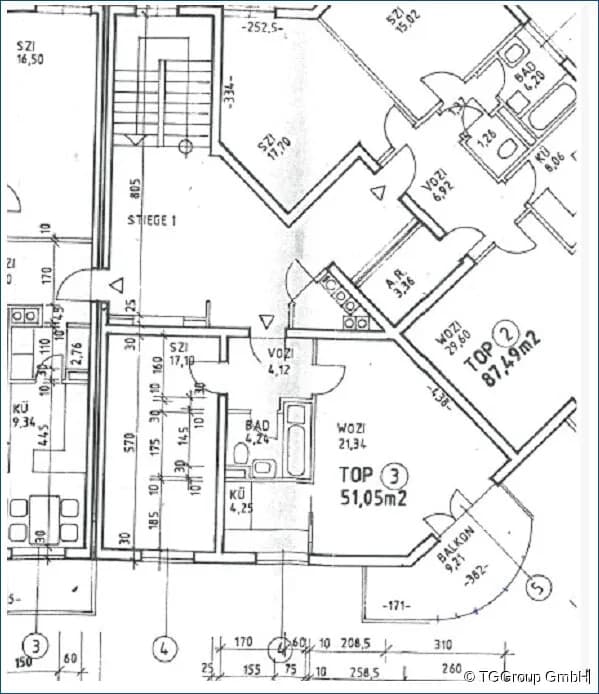 2-Zimmer-Wohnung kaufen in Salzburg Stadt – 50,88 m², € 319.000 – Bild 2 von 12