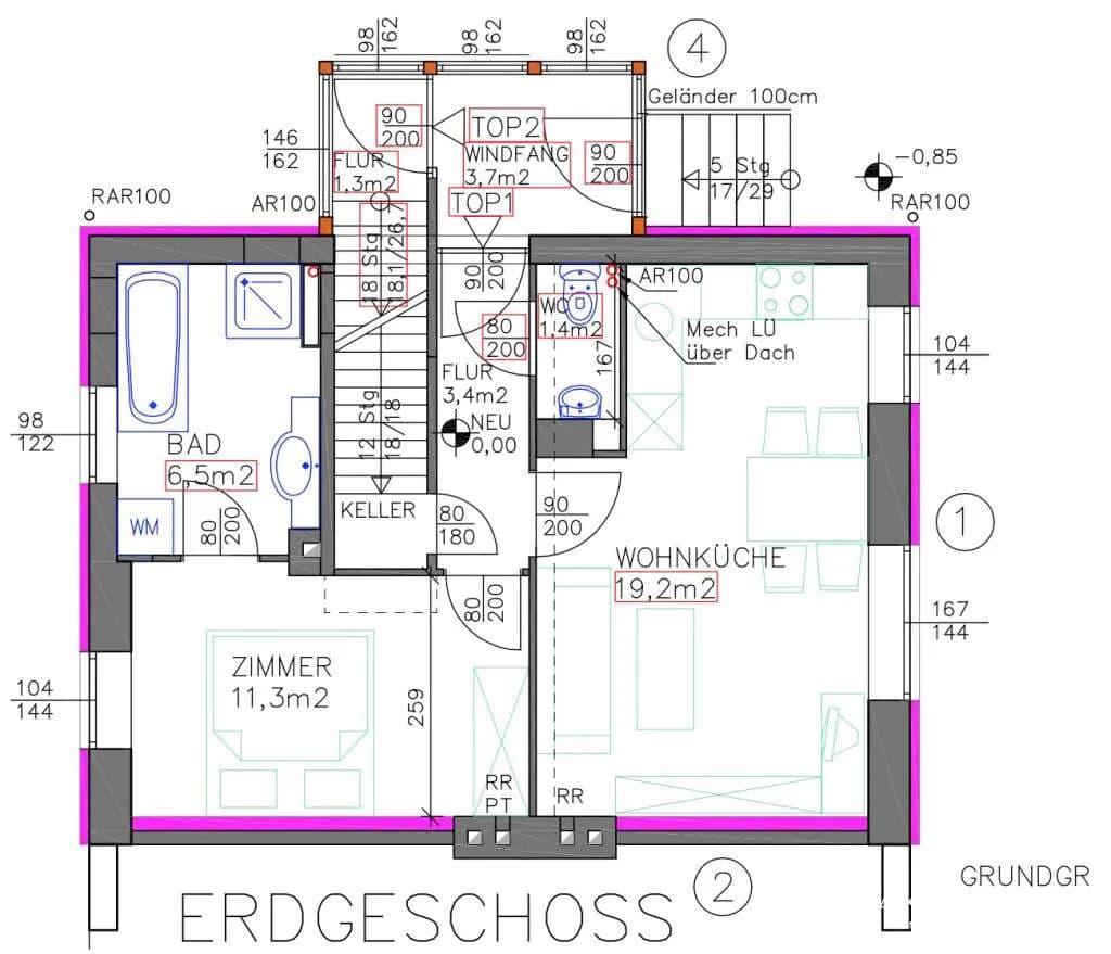 3-Zimmer-Haus kaufen in Gänserndorf – 85,5 m², € 399.000 – Bild 56 von 57
