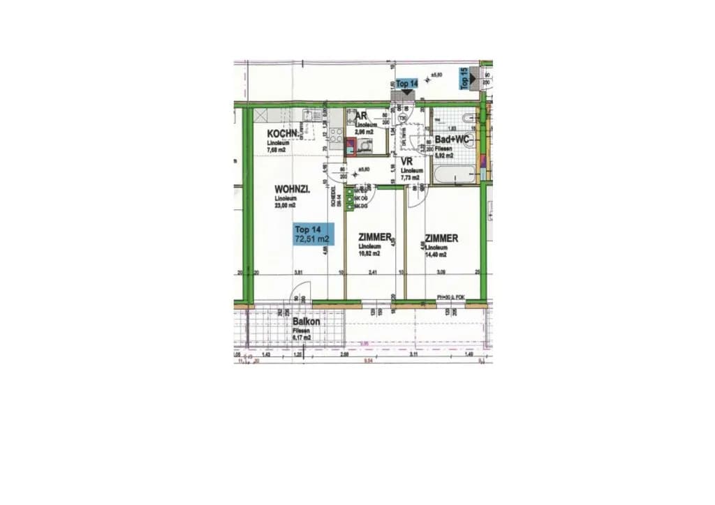 3-Zimmer-Wohnung mieten in Mistelbach – 72,51 m², € 957 – Bild 10 von 10