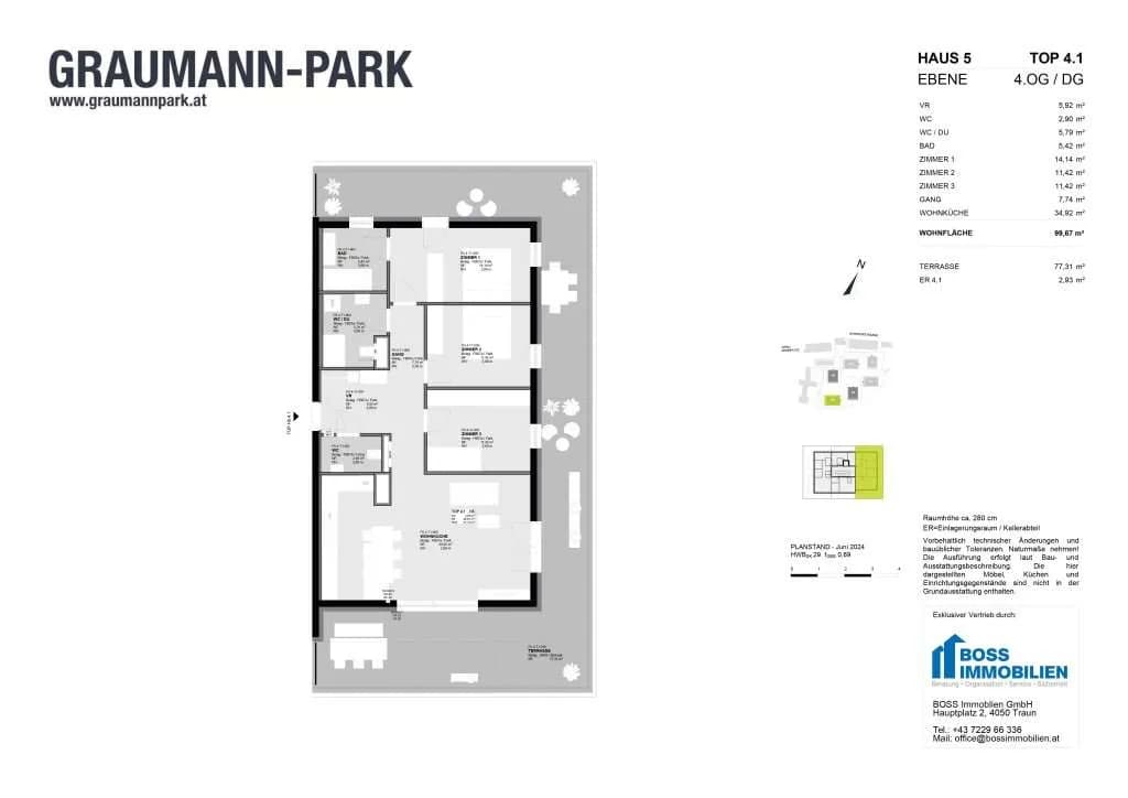 4-Zimmer-Wohnung kaufen in Linz Land – 99,67 m², € 648.500 – Bild 16 von 16