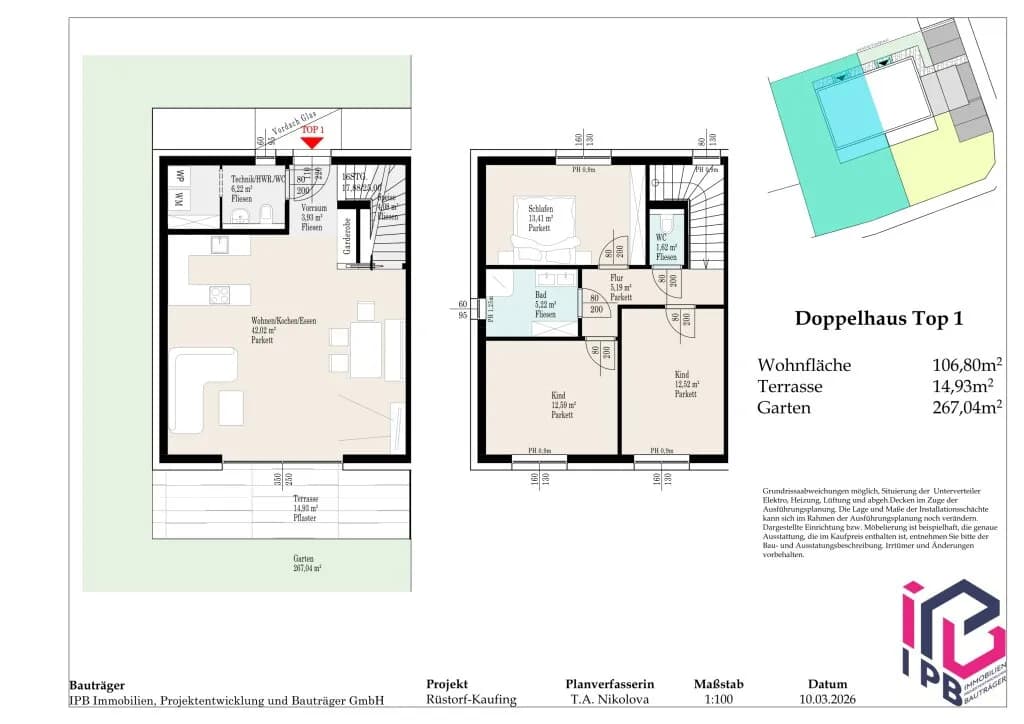 4-Zimmer-Haus kaufen in Vöcklabruck – 106,8 m², € 415.056 – Bild 9 von 10