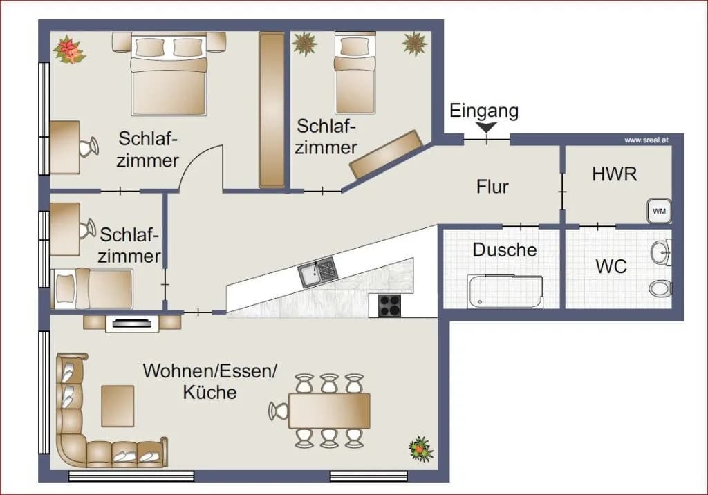 4-Zimmer-Wohnung kaufen in Bregenz – 97,78 m², € 313.900 – Bild 16 von 19
