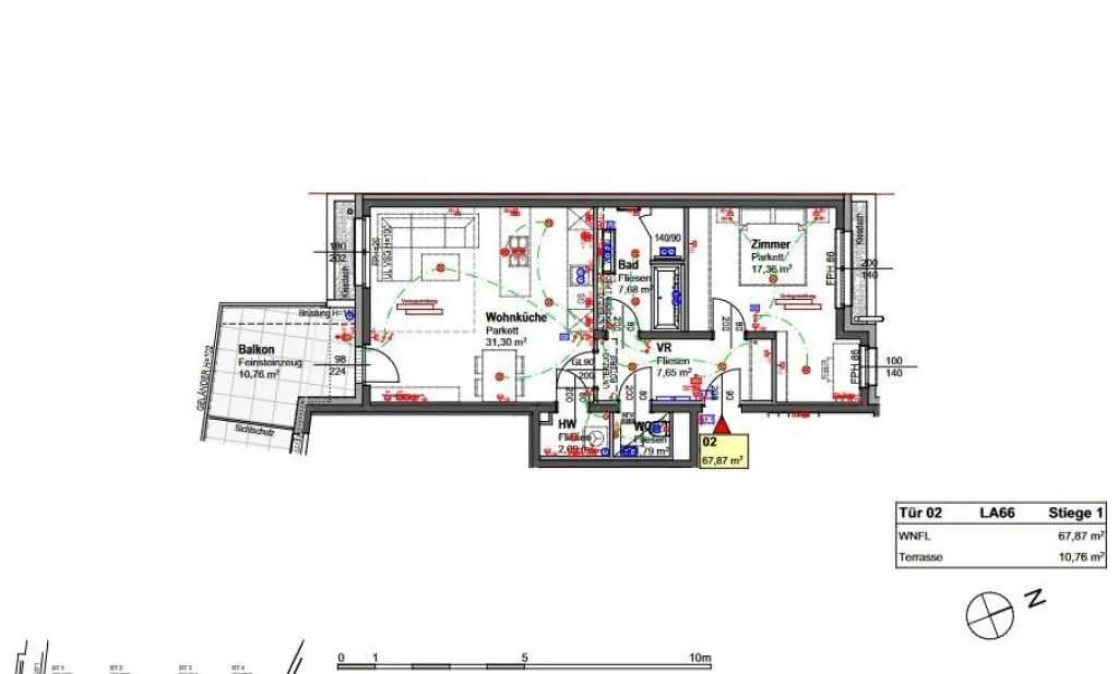 4-Zimmer-Wohnung kaufen in Wien – 67,87 m², € 449.900 – Bild 4 von 6