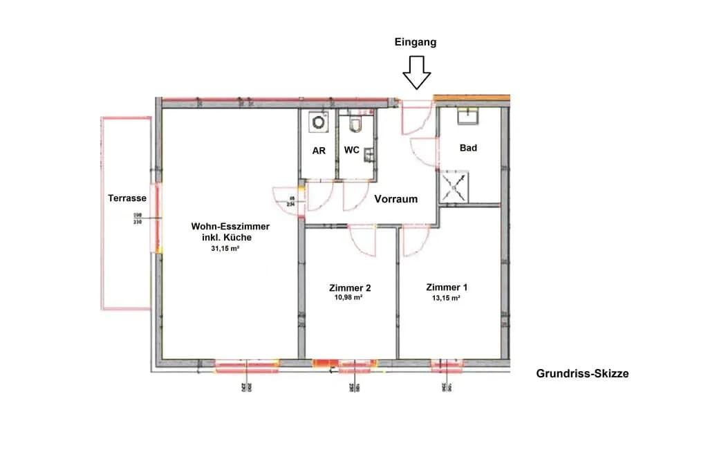 3-Zimmer-Wohnung kaufen in Graz-Umgebung – 74 m², € 260.000 – Bild 31 von 31