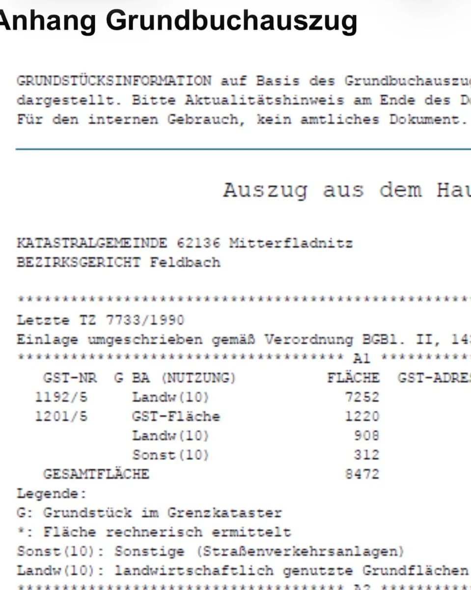 Grundstück kaufen in Südoststeiermark – 8 472 m², € 30.000 – Bild 2 von 2