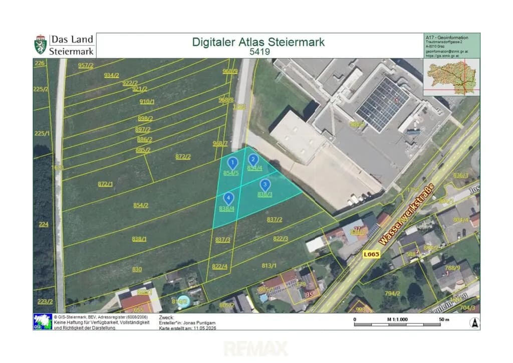 Grundstück kaufen in Leibnitz – 1 339 m², € 188.000