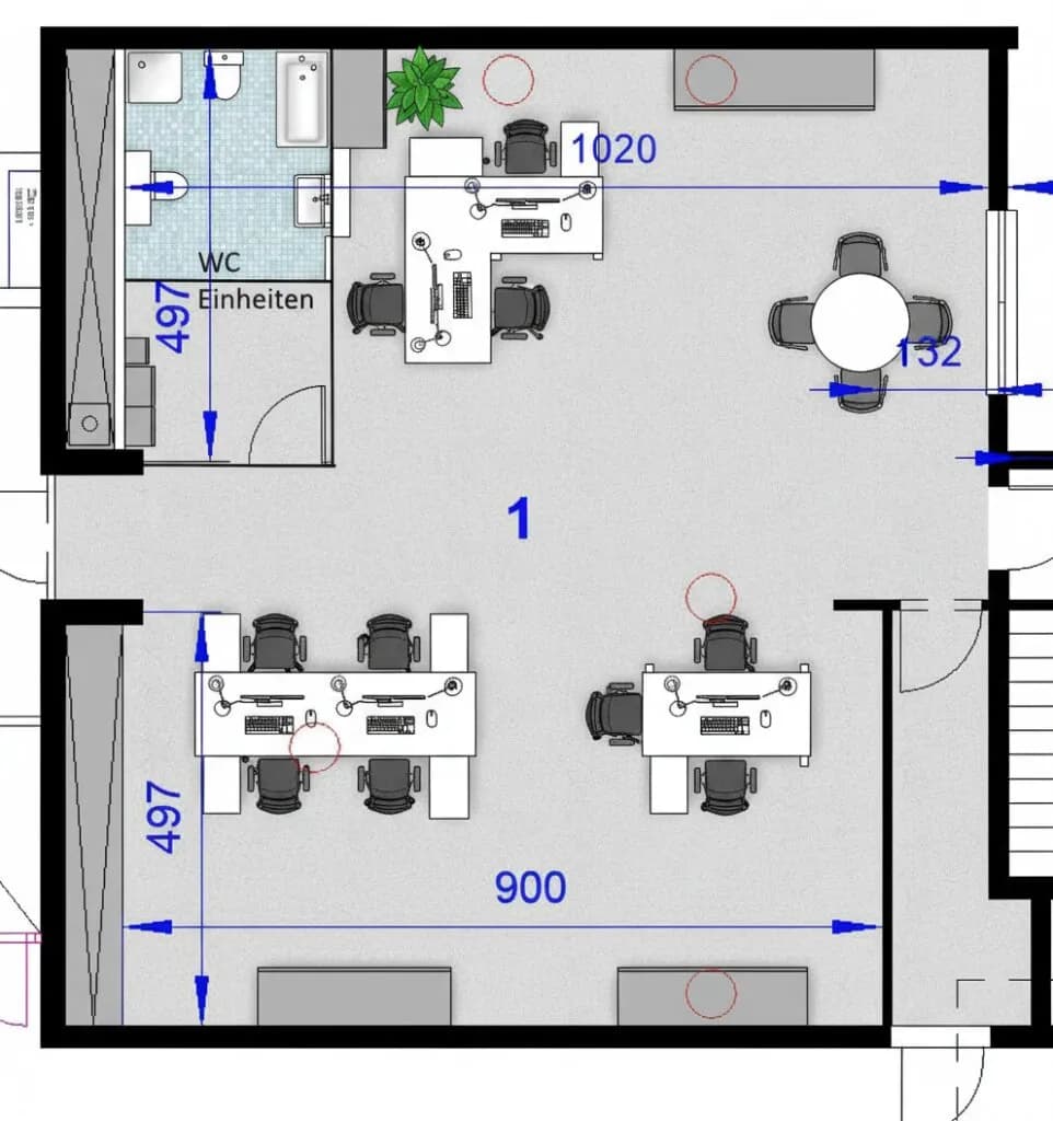 2-Zimmer-Gewerbeimmobilie mieten in Linz – 121 m², € 1.071 – Bild 14 von 17