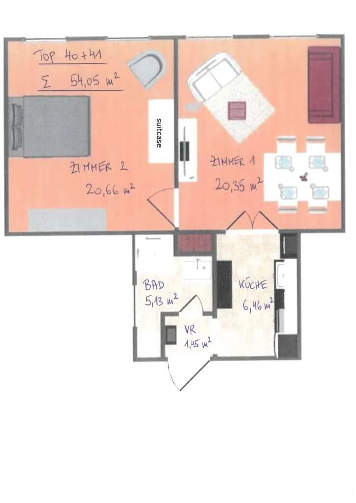 2-Zimmer-Wohnung kaufen in Wien – 54,05 m², € 398.000 – Bild 14 von 15