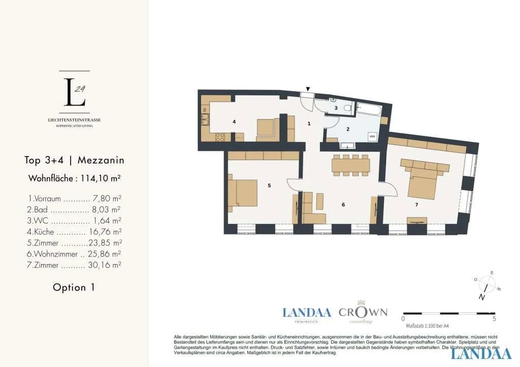 3-Zimmer-Wohnung kaufen in Wien – 114,1 m², € 859.000 – Bild 12 von 13