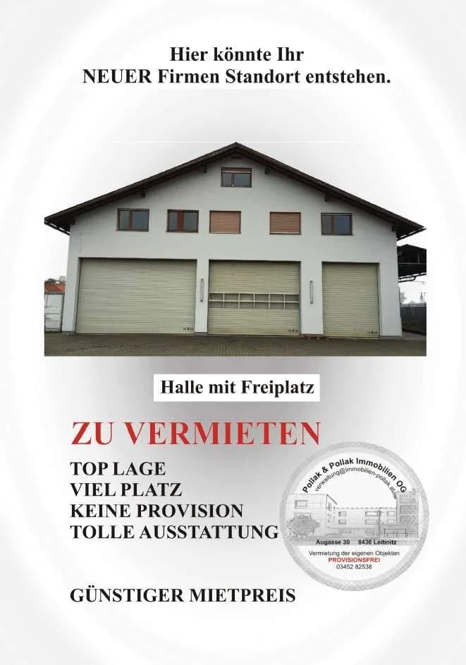Gewerbeimmobilie mieten in Leibnitz – 2 050 m²