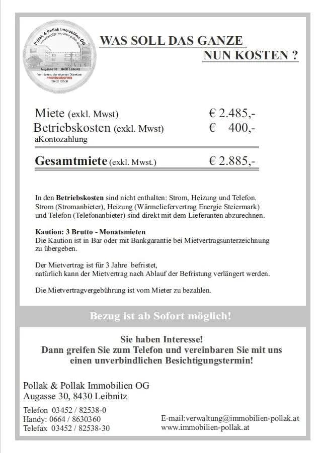Gewerbeimmobilie mieten in Leibnitz – 2 050 m² – Bild 8 von 8