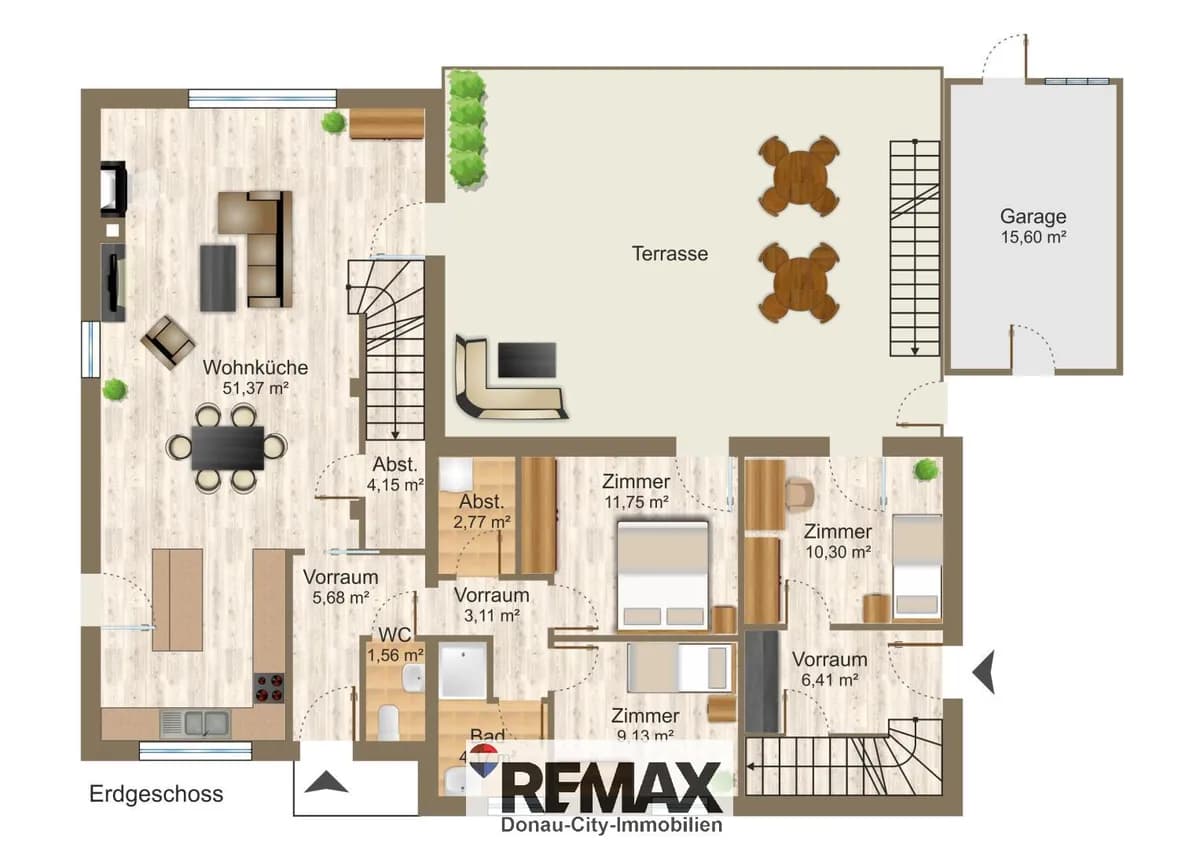 7-Zimmer-Haus kaufen in Tulln – 194,62 m², € 799.000 – Bild 12 von 15
