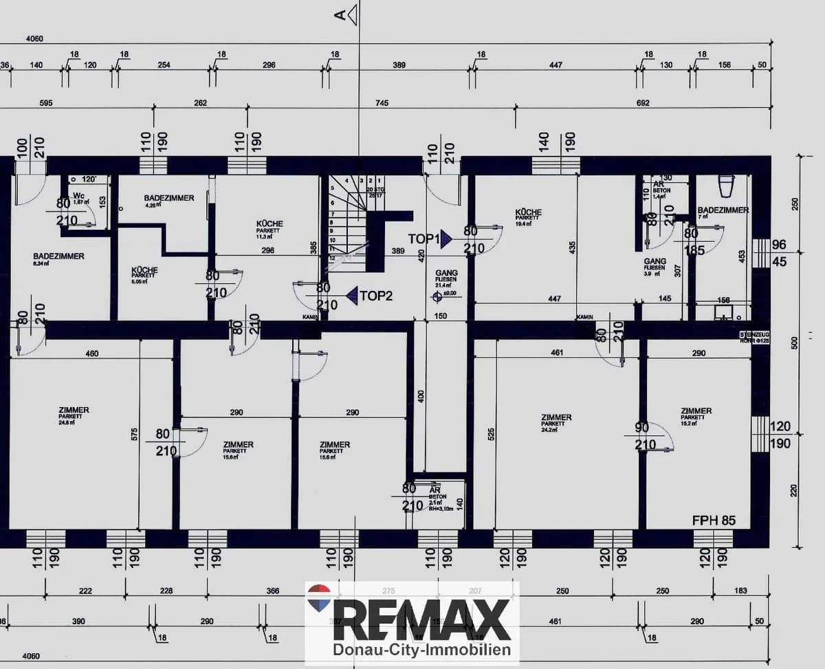 20-Zimmer-Gewerbeimmobilie kaufen in Baden – 494 m² – Bild 13 von 17