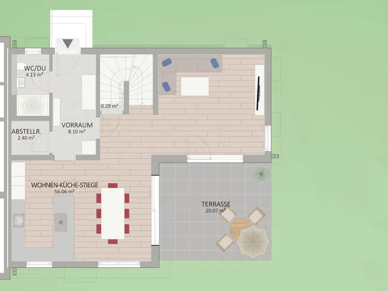 5-Zimmer-Haus kaufen in Wien – 147,02 m², € 804.900 – Bild 3 von 7