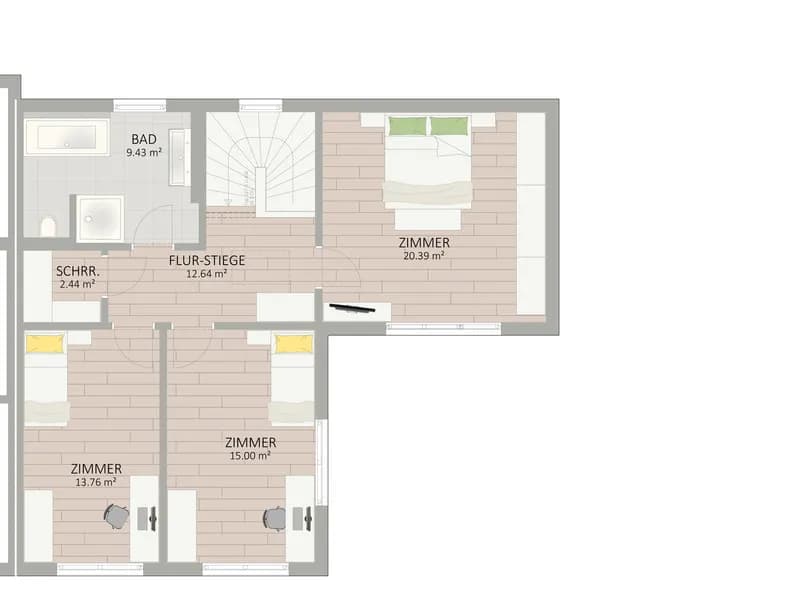 5-Zimmer-Haus kaufen in Wien – 147,02 m², € 804.900 – Bild 4 von 7