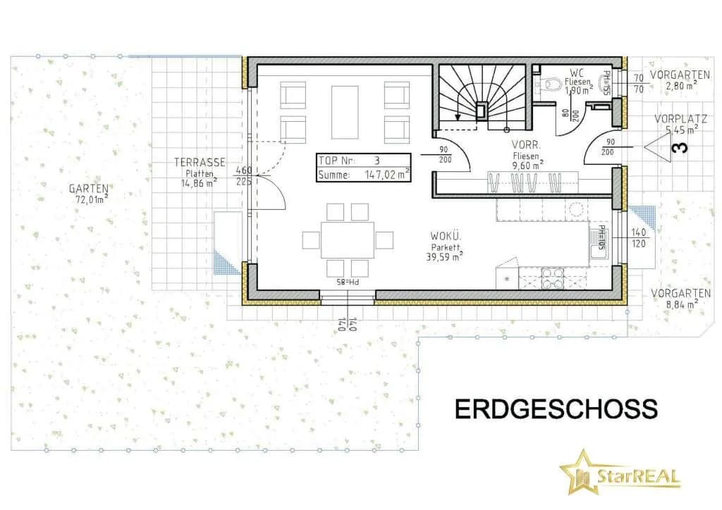 5-Zimmer-Haus kaufen in Wien – 147,02 m², € 779.000 – Bild 25 von 28