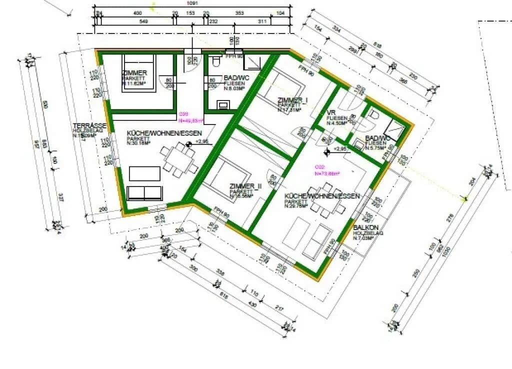 3-Zimmer-Wohnung kaufen in Murau – 74 m², € 862.364 – Bild 13 von 13