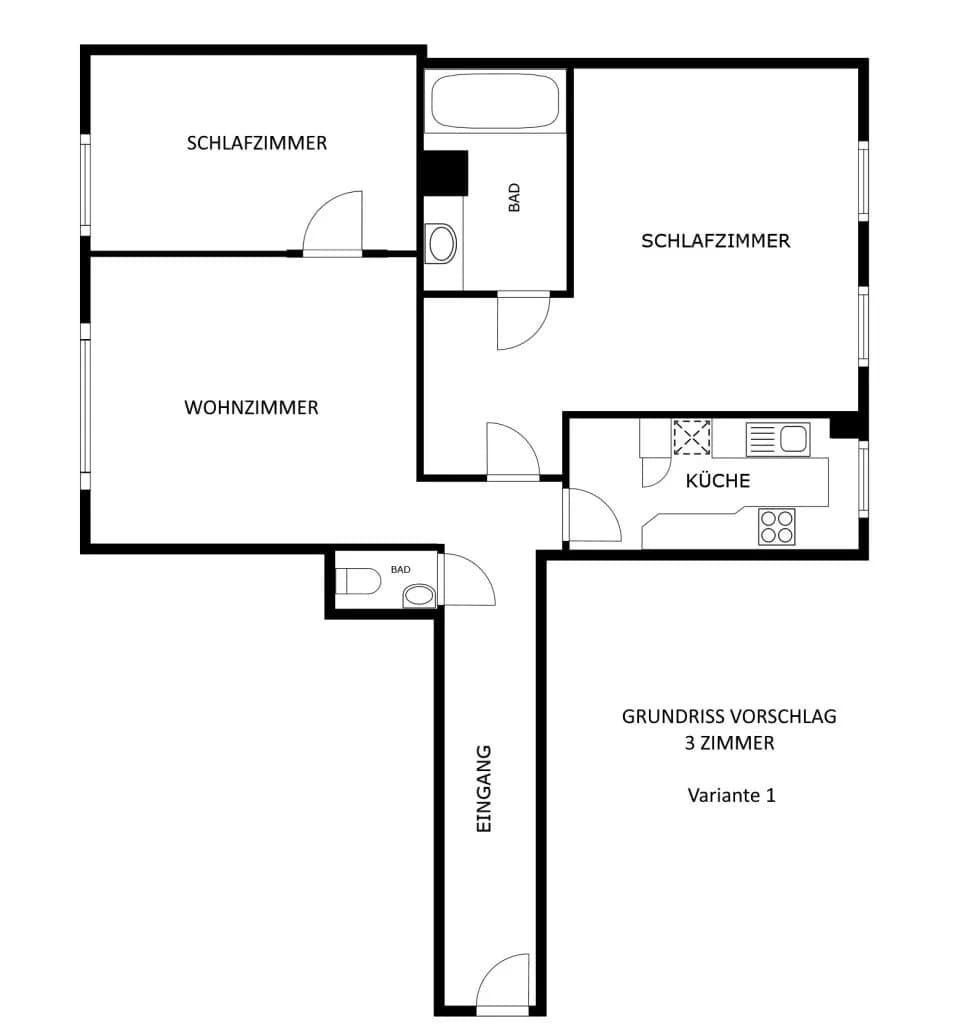 2-Zimmer-Wohnung kaufen in Wien – 92 m², € 298.000 – Bild 9 von 10