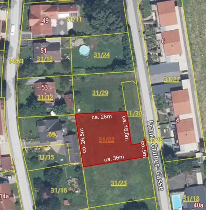 Grundstück kaufen in Leibnitz – 824 m², € 210.000 – Bild 4 von 4