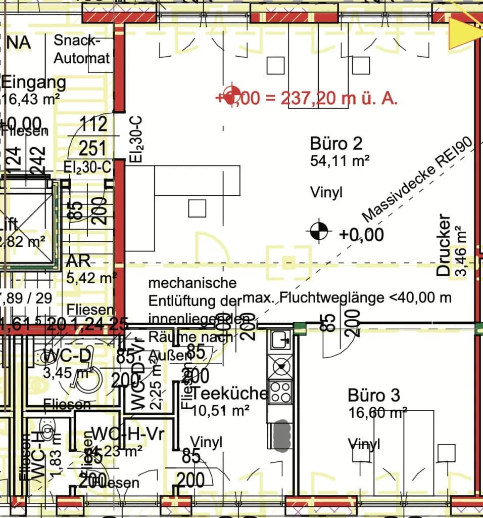 3-Zimmer-Gewerbeimmobilie mieten in Baden – 109 m², € 1.733 – Bild 8 von 8