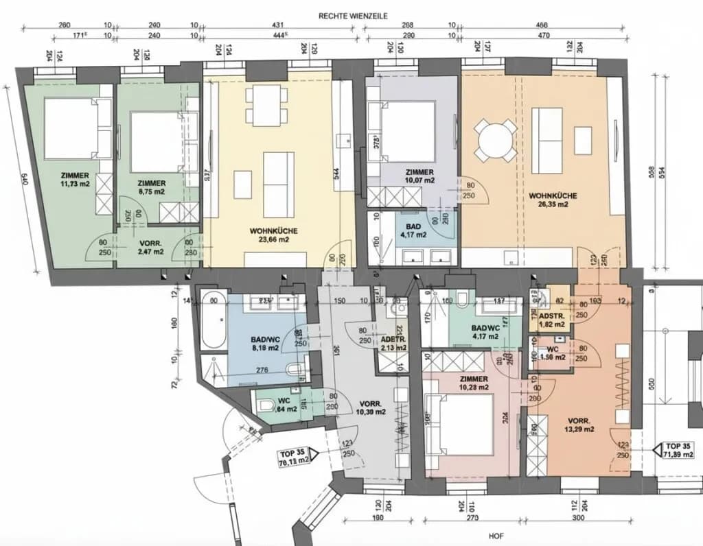 5-Zimmer-Wohnung kaufen in Wien – 141,67 m², € 1.170.000 – Bild 50 von 51