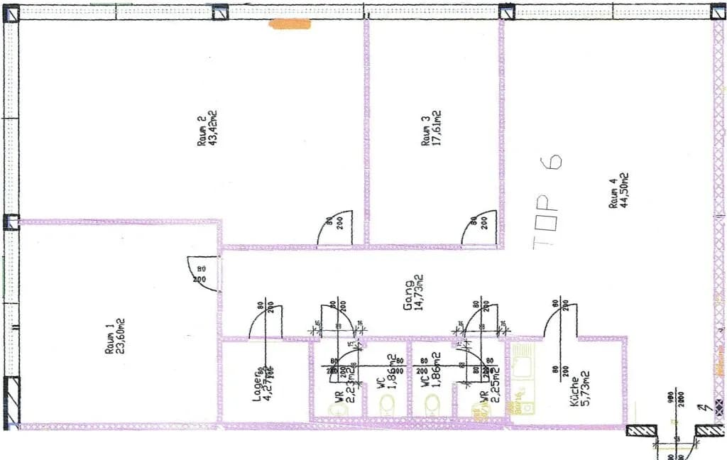 4-Zimmer-Gewerbeimmobilie mieten in Graz – 160 m², € 1.485 – Bild 7 von 12