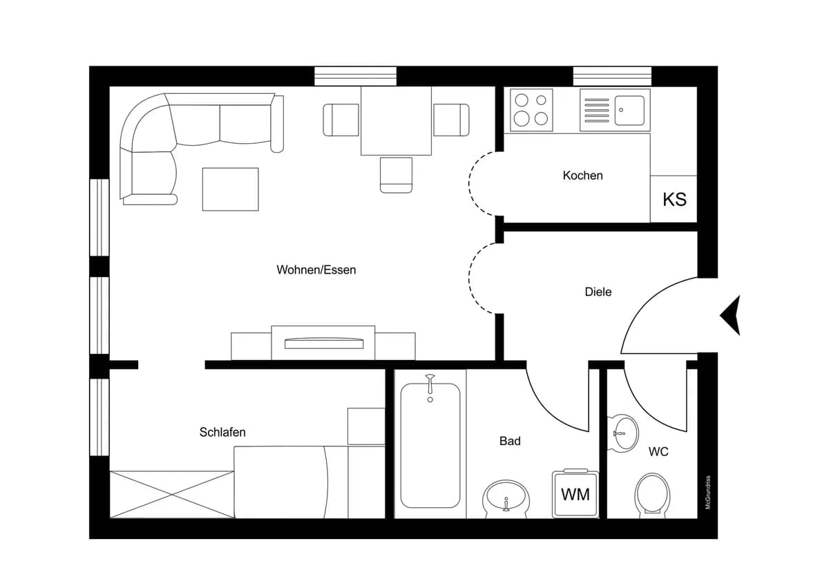 2-Zimmer-Wohnung kaufen in Bregenz – 35,79 m², € 149.000 – Bild 2 von 19