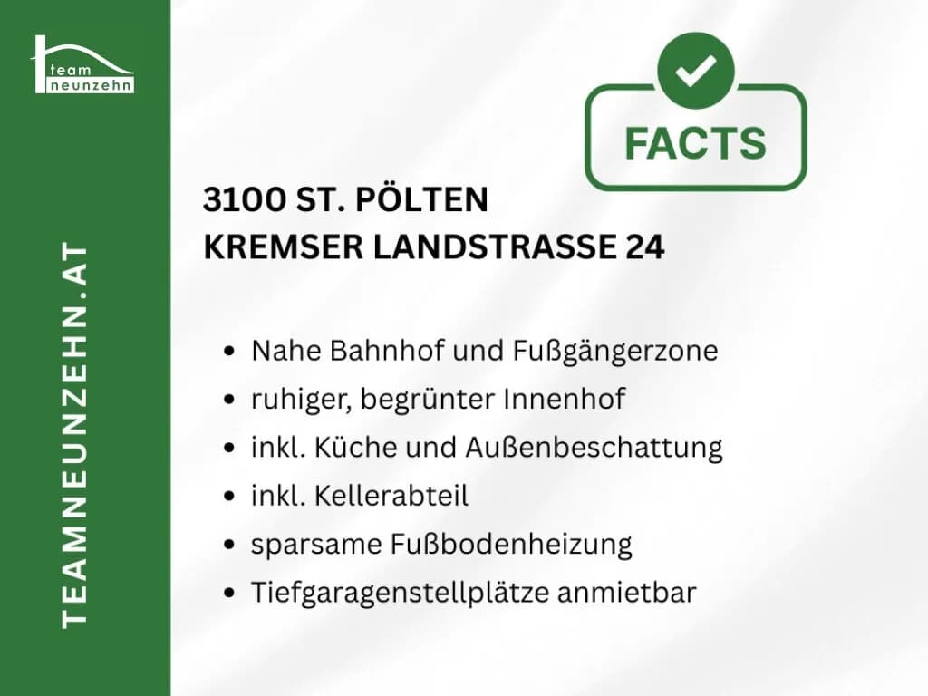 2-Zimmer-Wohnung mieten in Sankt Pölten – 45,74 m², € 783 – Bild 10 von 18