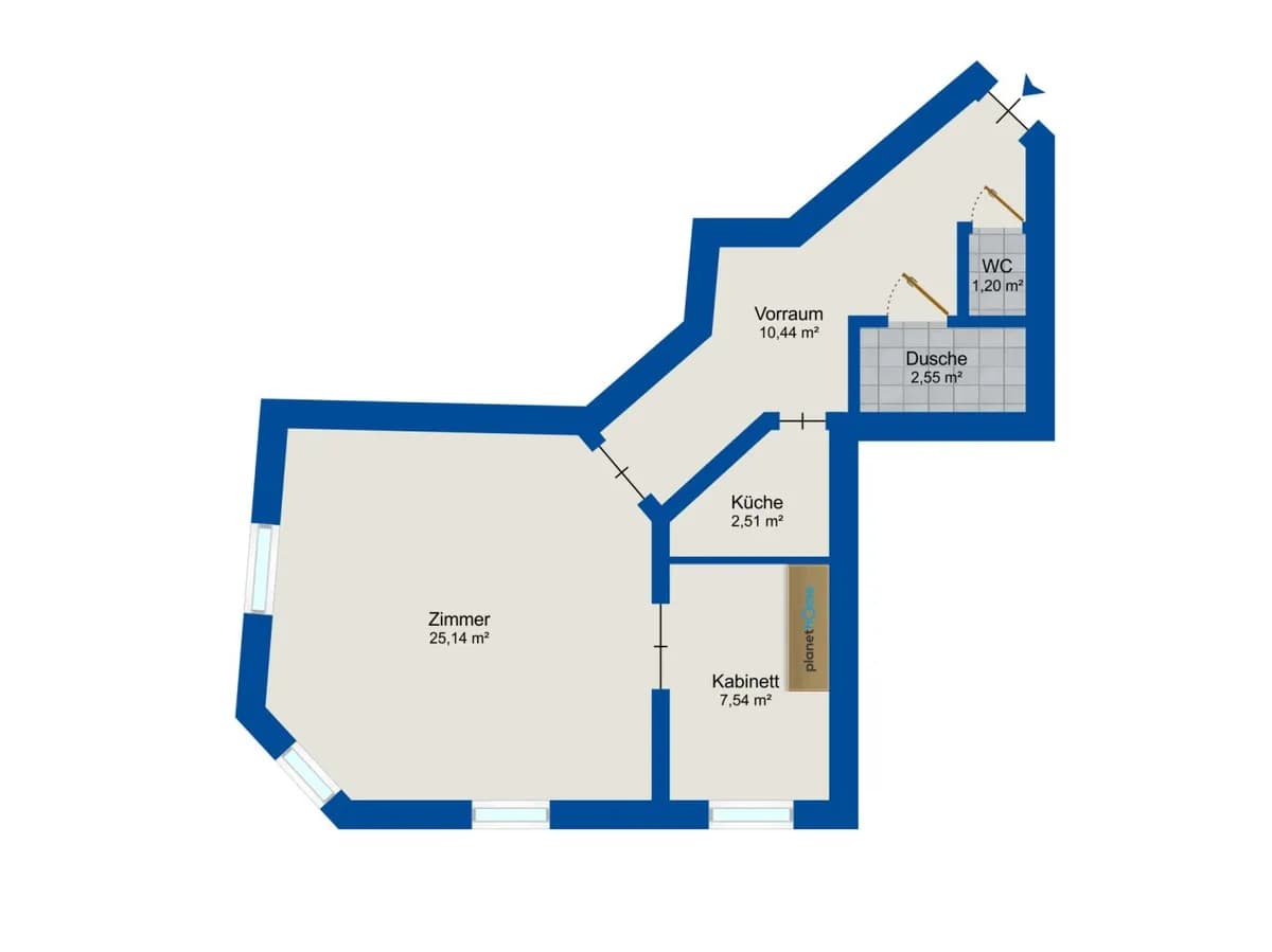 2-Zimmer-Wohnung kaufen in Wien – 49,38 m², € 259.000 – Bild 11 von 11