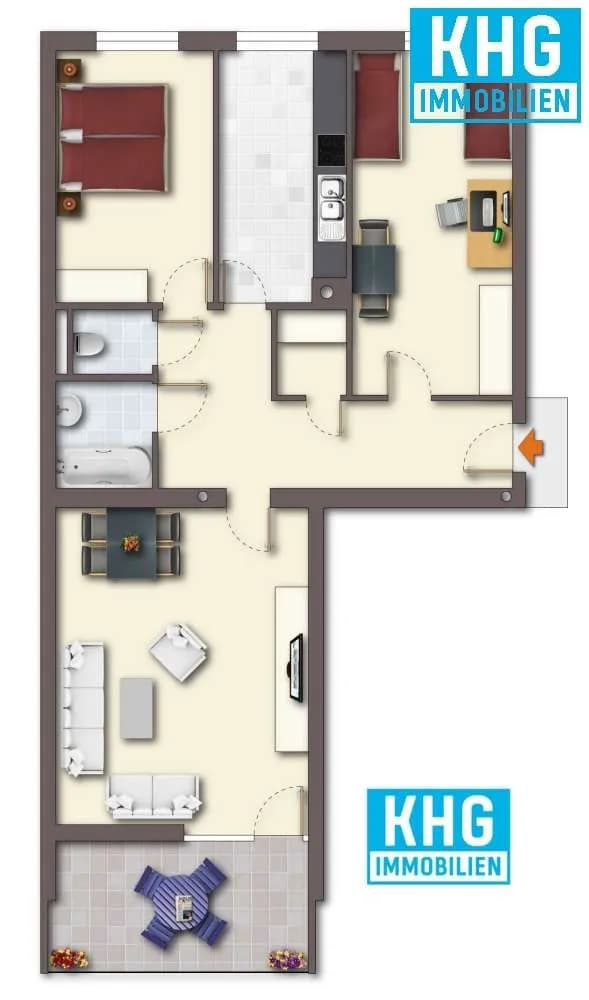 3-Zimmer-Wohnung kaufen in Tulln – 68,82 m², € 229.800 – Bild 14 von 16