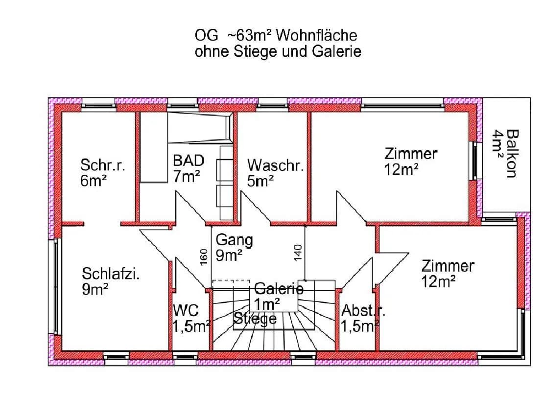 4-Zimmer-Haus kaufen in Mistelbach – 126 m², € 469.000 – Bild 7 von 7