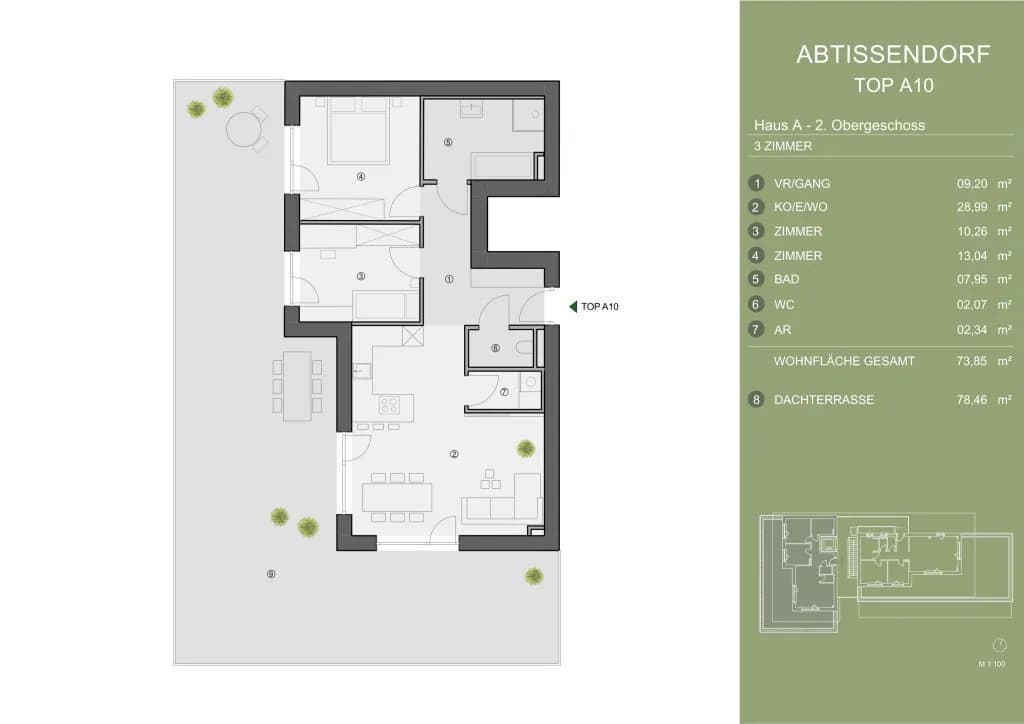 3-Zimmer-Wohnung kaufen in Graz-Umgebung – 73,85 m² – Bild 3 von 3