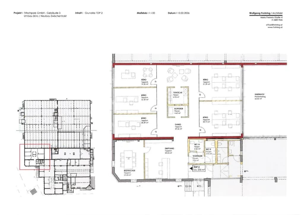Gewerbeimmobilie mieten in Wels – 256 m², € 2.944 – Bild 6 von 6