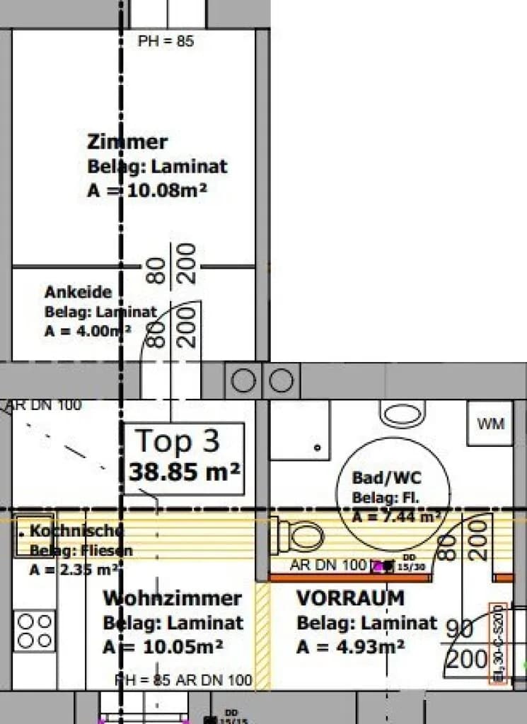 2-Zimmer-Wohnung kaufen in Sankt Pölten – 31,78 m², € 88.000 – Bild 7 von 7